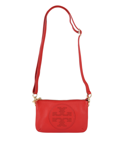 Perforated Logo Mini Crossbody, front view